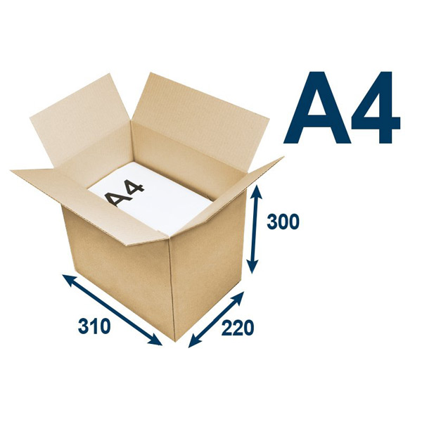 Krabice klopová A4 310x220x300mm